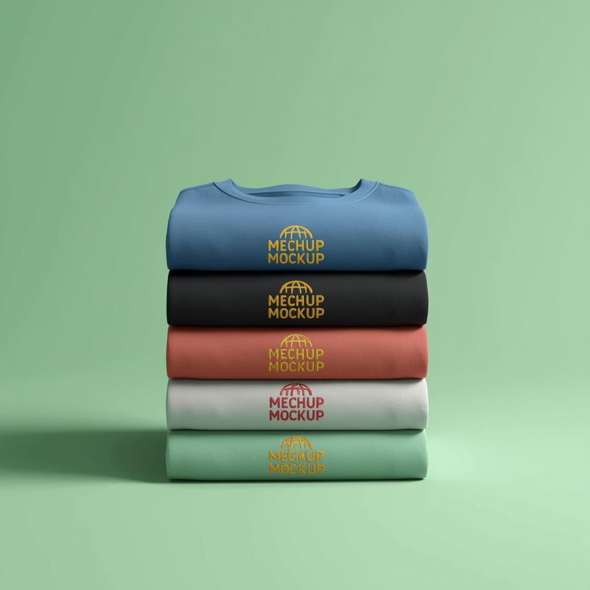 NTLO Embroidery and Clothing | Embroidery Services | DTF Printing | Sublimation | Corporate Clothing | T-Shirts with printing stacked in a pile
